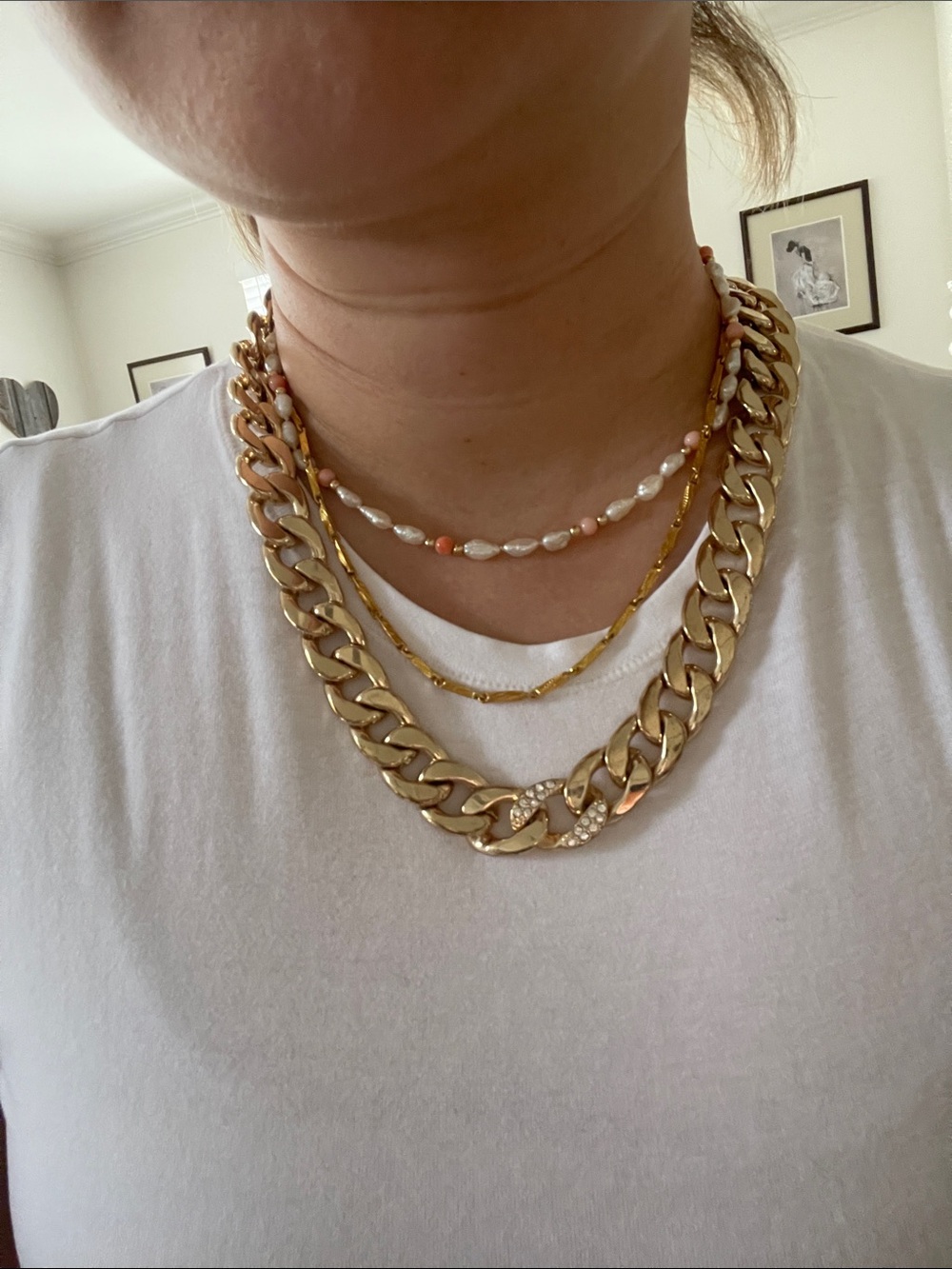Gold Chunky Cuban Link Necklace